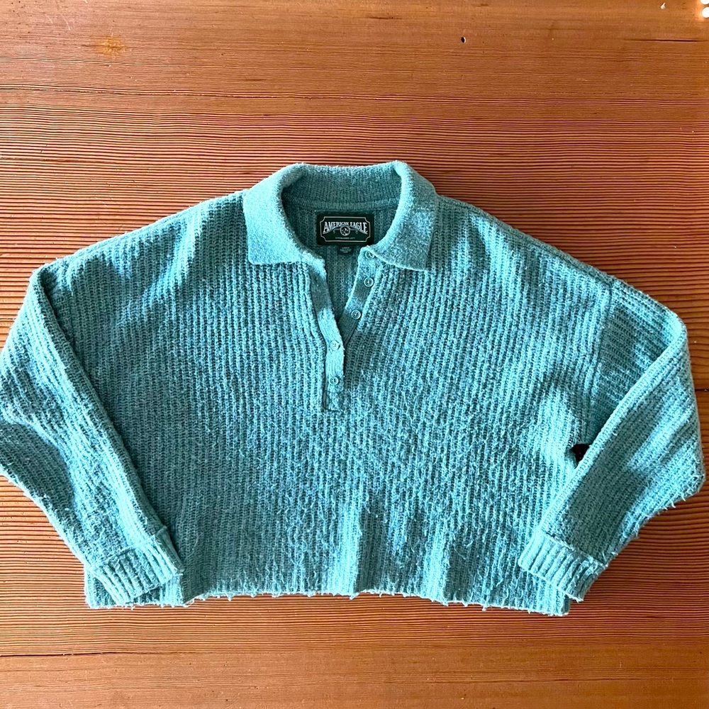 American Eagle Cropped Sweater
